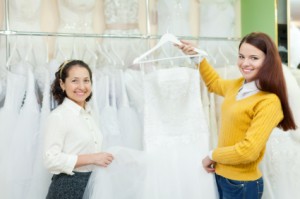 Wedding Dress Being Cleaned and Protected